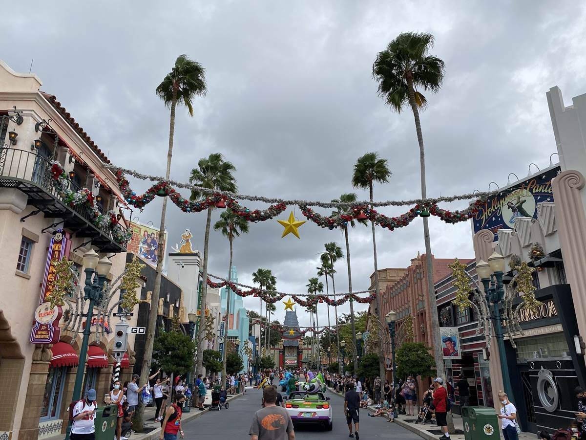 Christmas Arrives at Disney's Hollywood Studios with Fun Decor and