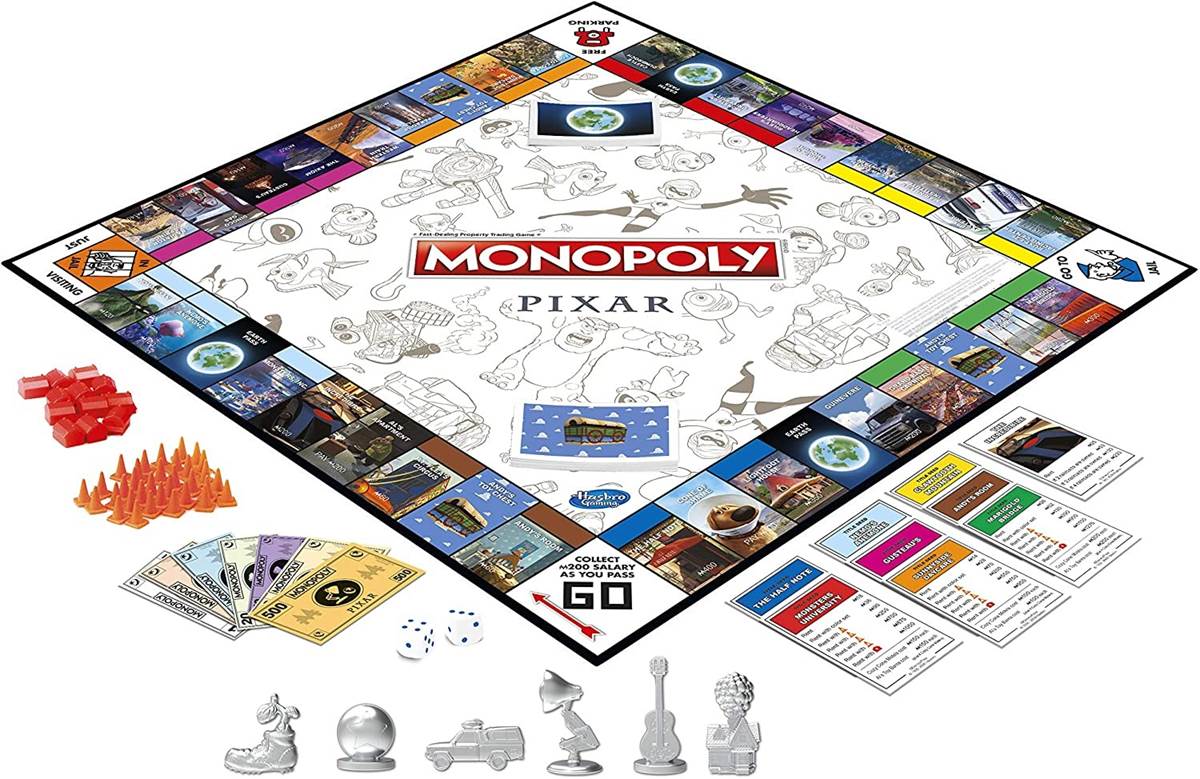 Monopoly Disney Pixar Special Edition Board Game Replacement Parts & Pieces 2005 
