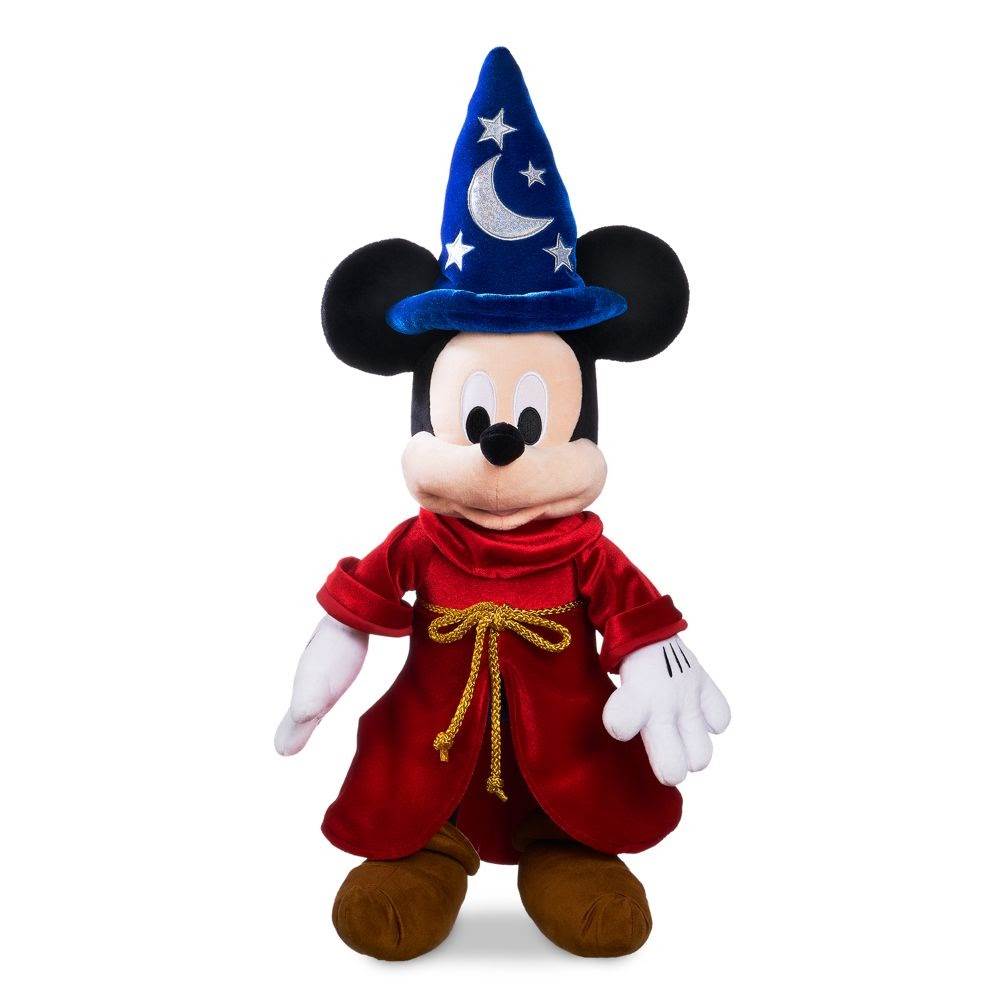 New Disney Parks Fantasia 80th Anniversary Sorcerer Mickey Plush Hat Minnie Ears 