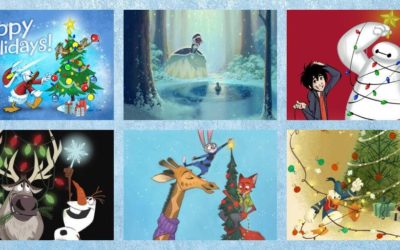 Walt Disney Animation Studios Release 6 Digital Holiday Cards from Talented Artists