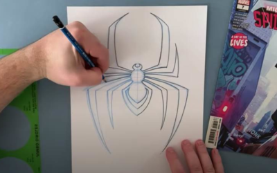 Learn How to Draw Miles Morales' Spider Symbol with Artist Brian Crosby