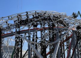 Photo Update: Check Out TRON Lightcycle / Run Construction Progress to Celebrate 10 Years of "TRON: Legacy"