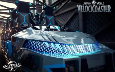 Universal Releases New Look at VelociCoaster Ride Vehicles