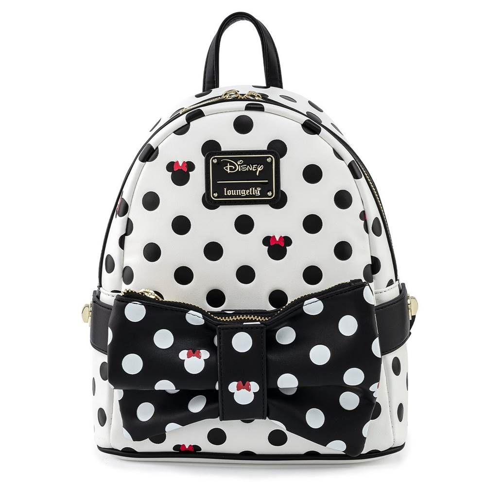 Rock the Dots With Loungefly's Pink and Red Minnie Mouse Bow 