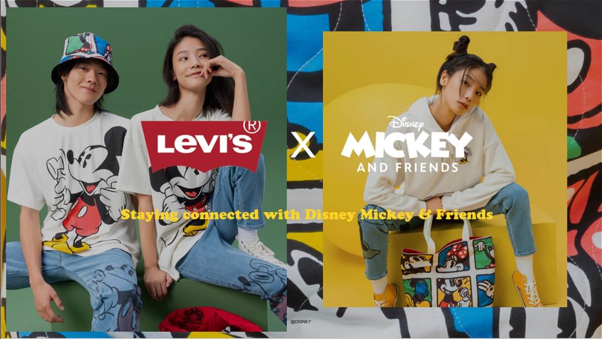 Levi's Debuts New Mickey & Friends Collection of Jeans, Tops, Hats and Bags  