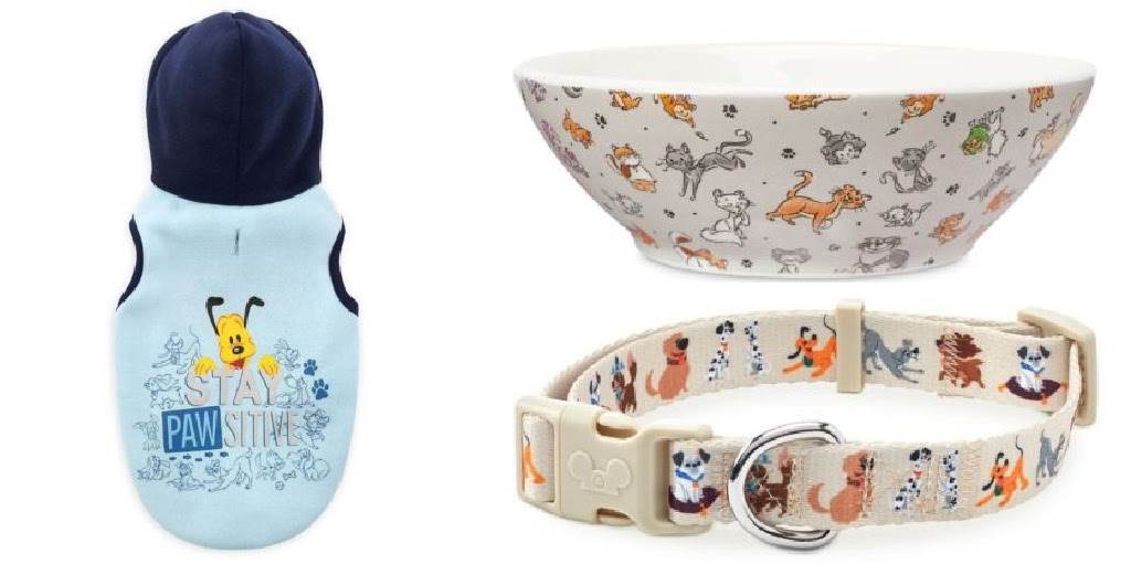Disney Parks Reigning Cats and Dogs Collection Pet Essentials