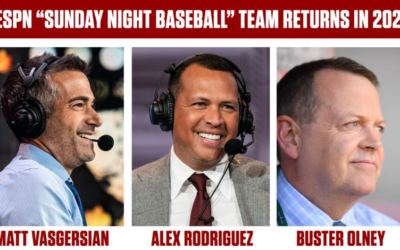 The "Sunday Night Baseball" Team Returns on April 1 With an Opening Night Telecast on ESPN