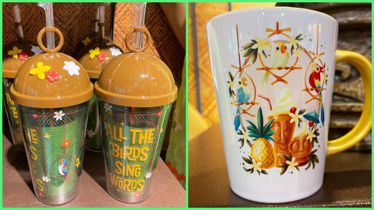 New Enchanted Tiki Room Sipper and Mug Spotted at Walt Disney World