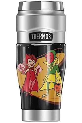  Wonder Woman Character, THERMOS STAINLESS KING Stainless Steel  Drink Bottle, Vacuum insulated & Double Wall, 24oz: Home & Kitchen