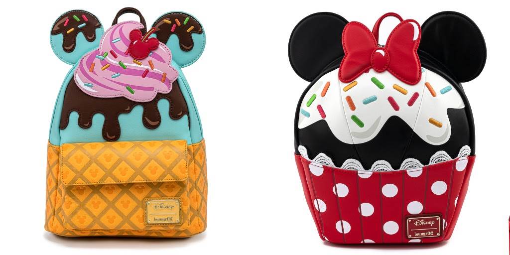 Loungefly Disney Parks Minnie Mouse Sprinkle Cupcake Cosplay Mini Chibi Backpack