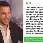 Alessandro Del Piero Joins ESPN FC as a Soccer Pundit Starting March 6th