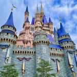Photo Report: Cinderella Castle Receives More 50th Anniversary Additions, Turrets Painted Royal Blue