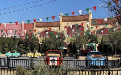New Backdrop Hiding Backstage Environments Appears at Luigi's Rollickin Roadsters