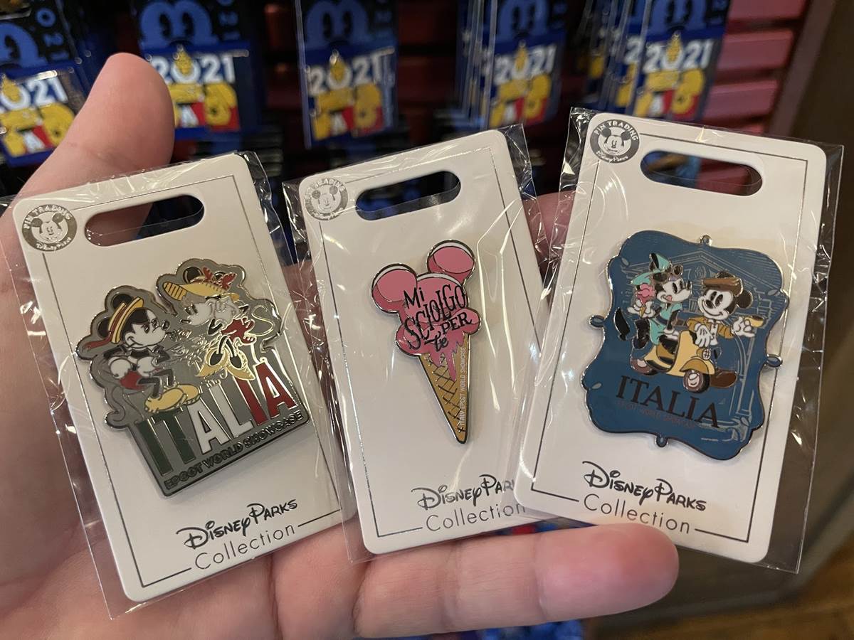 Lot Of 8 Disney Epcot Pins