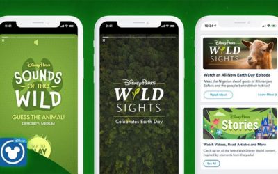 Celebrate Earth Day in the My Disney Experience and Play Disney Parks Apps
