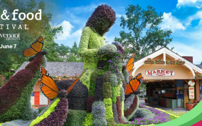 Dollywood's Flower & Food Festival Begins April 23 With New Displays, Concerts, and a Dining Pass For Guests