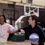 John Stamos and Lisa Leslie Play a Game of HORSE Over at ESPN Wide World of Sports Complex