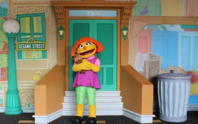 Julia From "Sesame Street" Will Appear at SeaWorld Orlando During Autism Acceptance Month