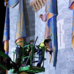Last Pieces of Bunting and Décor Added to Cinderella Castle at Walt Disney World