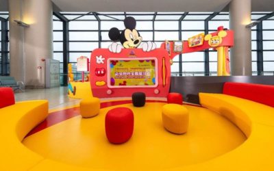Mickey Mouse Station Kids' Corner Opens at Shanghai Hongqiao International Airport
