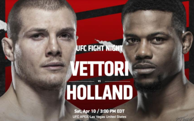 Preview - Middleweight Contenders Collide During UFC Fight Night: Vettori vs. Holland on ABC and ESPN+