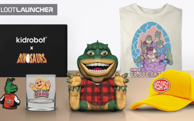 Kidrobot x Dinosaurs LootLauncher Funding 30th Anniversary Crate Now Through July 16th