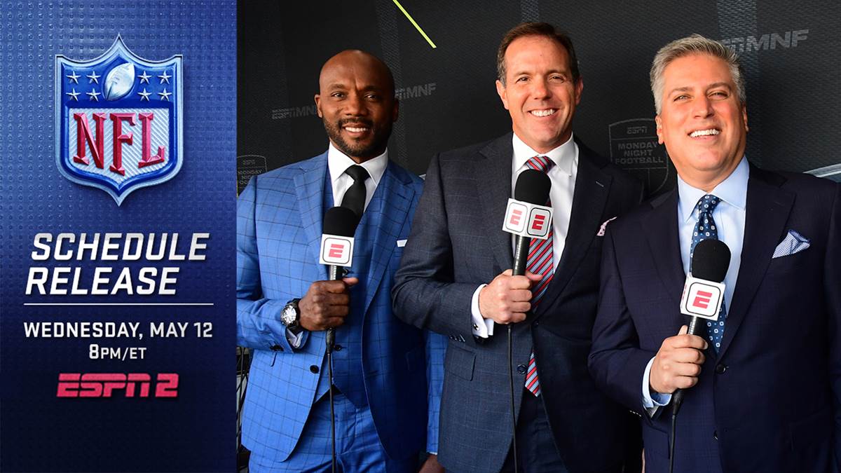 ESPN Announces Coverage of the 2021 NFL Schedule Release With Three  Primetime Specials 