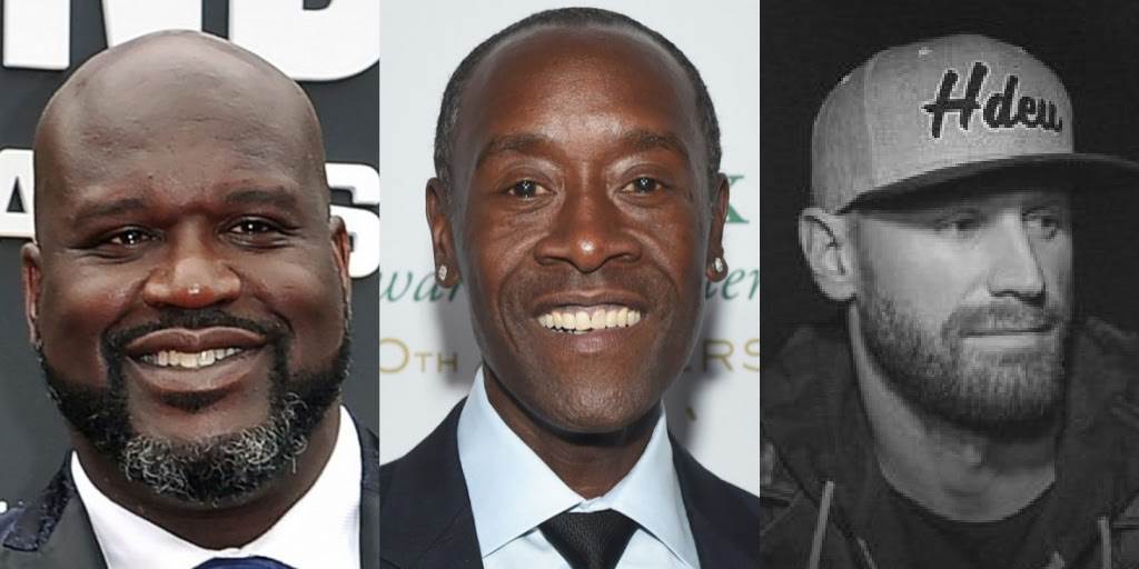 Shaquille O'Neal, Don Cheadle, Chase Rice