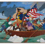 The Lucas Museum of Narrative Art Acquired Robert Colescott’s "George Washington Carver Crossing the Delaware"
