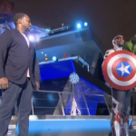 Anthony Mackie Introduces Captain America to Avengers Campus