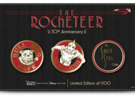 D23 Gold Members Can Celebrate 30 Years of "The Rocketeer" With Exclusive Pin Set