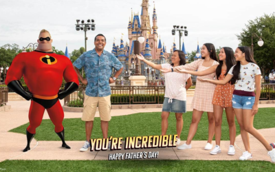 Disney PhotoPass Offering Father's Day Magic Shot and Virtual Backdrop at Walt Disney World