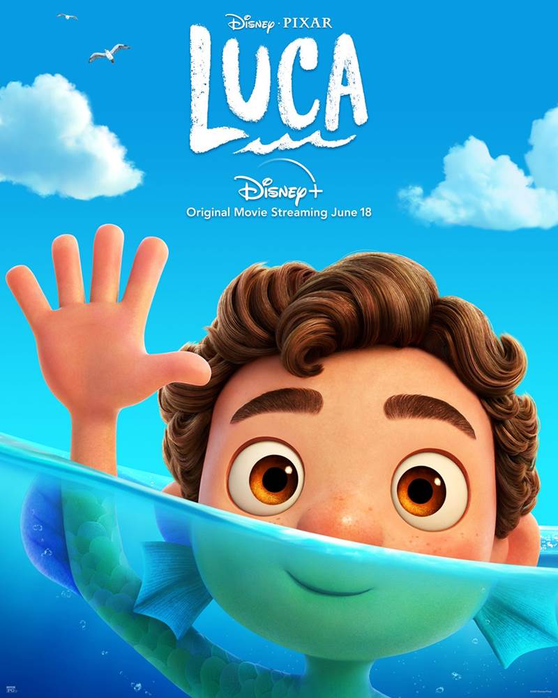 Disney+ Shares New Posters For Upcoming Pixar Film &quot;Luca&quot; -  LaughingPlace.com