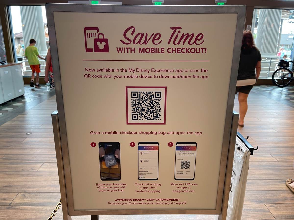 Mobile Checkout Arrives at World of Disney at Walt Disney World