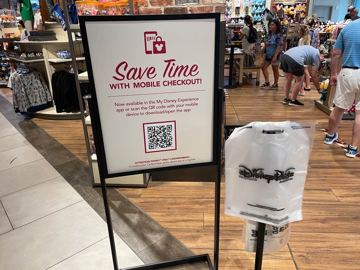 Mobile Checkout Arrives at World of Disney at Walt Disney World