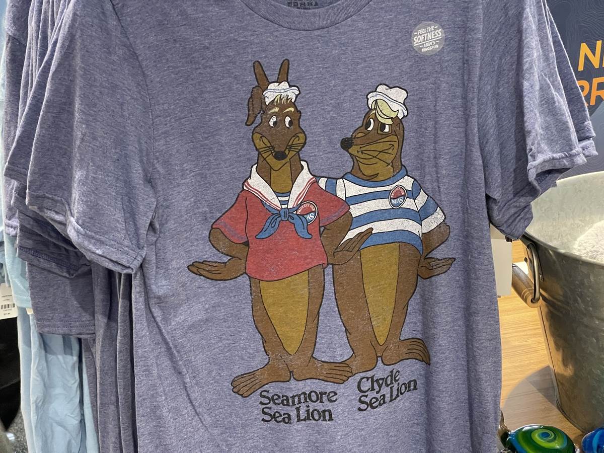 New Retro Merchandise Featuring Classic Characters Appears at SeaWorld  Orlando 