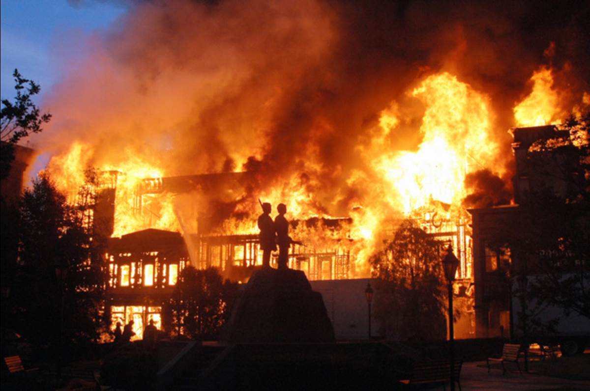 Backlot Fire June 1st, 2008