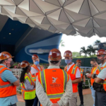 Disney Parks Leaders Inspect Spaceship Earth Lighting Package in New Instagram Post from Zach Ridley