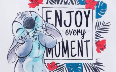 shopDisney's Disneyland Paris Stitch Collection Reminds Fans to "Enjoy Every Moment"