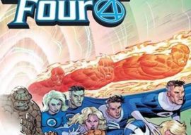 Marvel Comics Previews John Romita Jr.'s Wrap-Around Cover Art for 60th Anniversary Issue of "Fantastic Four"