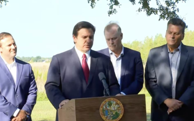 Florida Governor Ron DeSantis Signs Florida Wildlife Corridor Act At The Disney Wilderness Preserve