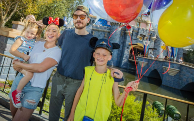 Hilary Duff Visits Disneyland With Family