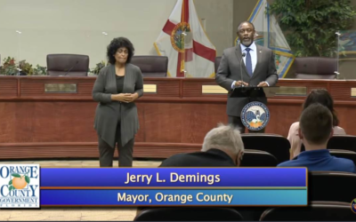 Orange County, FL Mayor Jerry Demings Announces Local State of Emergency, Urging Everyone To Wear Masks Indoors