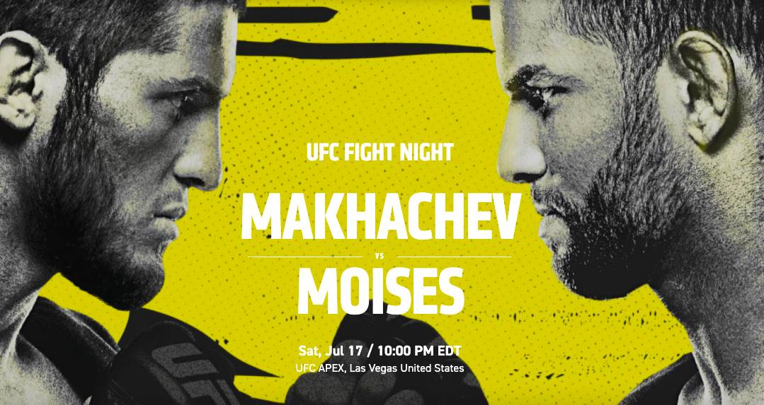 Preview UFC Fight Night Makhachev vs. Moises Showcases the UFC's