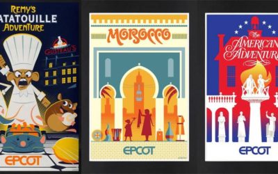 Remy's Ratatouille Adventure Poster and EPCOT World Showcase Lithographs Arrive on shopDisney