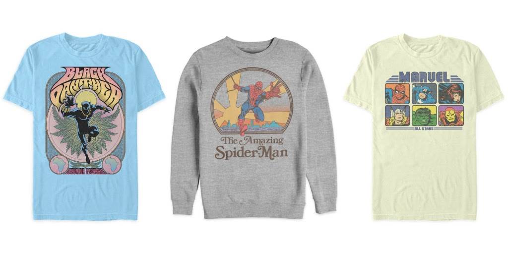 Retro T-Shirts Featuring Marvel Heroes Have Landed at shopDisney