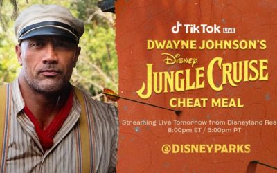 The Rock to Reveal His "Jungle Cruise" Cheat Meal Tomorrow on Disneyland Resort's TikTok