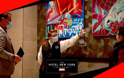 360° Virtual Tour and Video Shared of Disney’s Hotel New York – The Art of Marvel