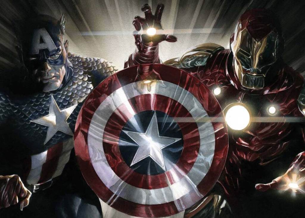 team iron man running