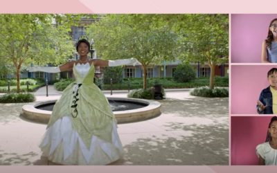 "Courage and Kindness Club" Talks to Princess Tiana about Determination